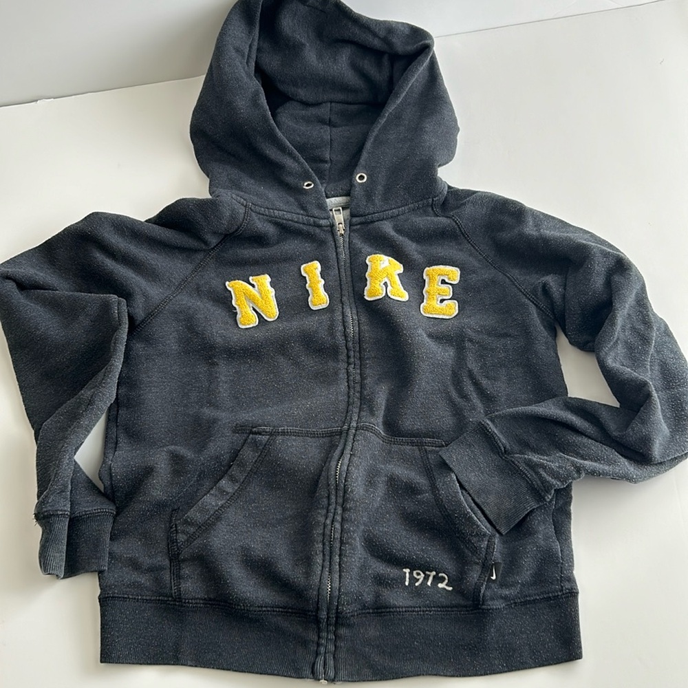 Vintage Nike grey zip sweatshirt